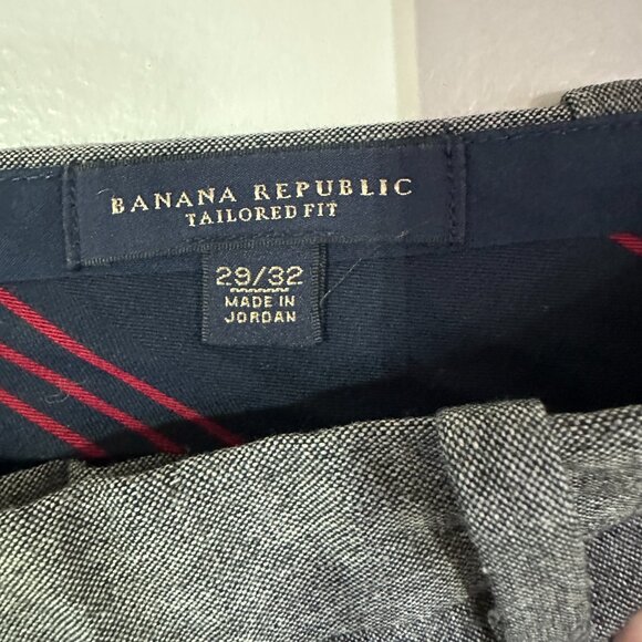 Banana Republic Men's Wool Tapered Trousers - Picture 4 of 7